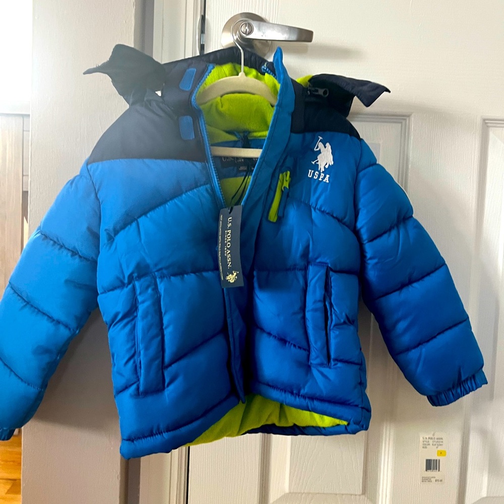 NEW WITH TAGS U.S. Polo Assn Winter Coat 4T